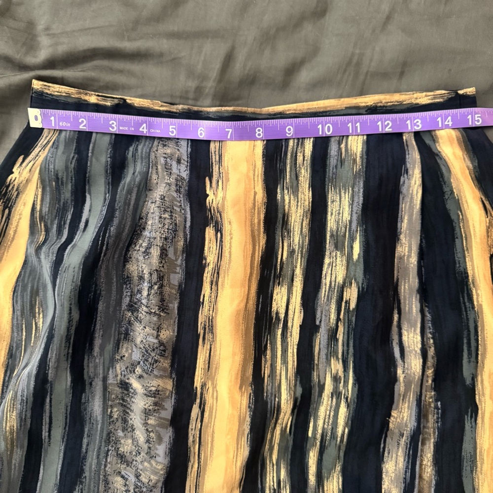 100% Silk Pendleton Maxi Skirt Size 6 Long - Picture 6 of 8